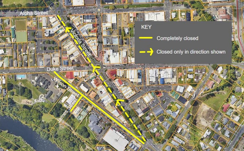 Maadi Cup street parade road closure map