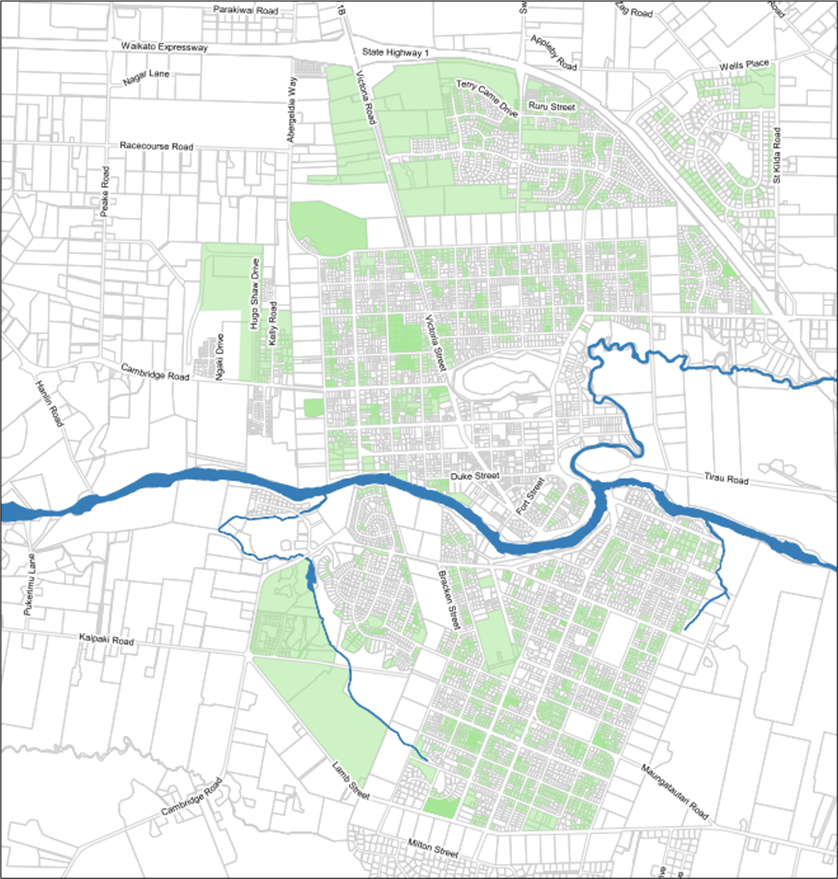 Cambridge - Stormwater Constraints Qualifying Matter Overlay map