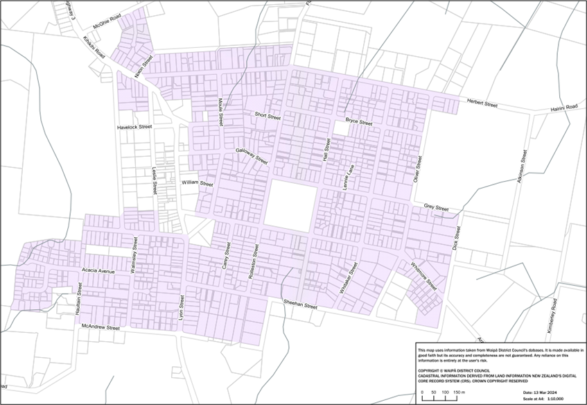 Kihikihi - Infrastructure Constraints Qualifying Matter Overlay 